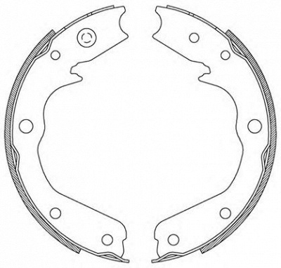 OPEN PARTS bsa219100 -  Комплект тормозных колодок